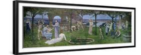 Between Art and Nature, 1890-Pierre Puvis de Chavannes-Framed Premium Giclee Print