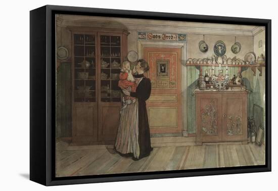 Between Christmas and New Year, from 'A Home' series, c.1895-Carl Larsson-Framed Stretched Canvas