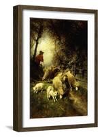 Between Gardens-Heinrich Johann von Zugel-Framed Giclee Print