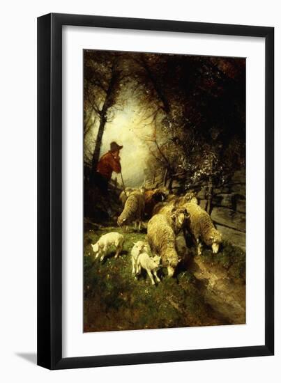 Between Gardens-Heinrich Johann von Zugel-Framed Giclee Print