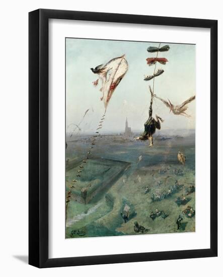 Between Heaven and Earth, 1862-Gustave Dor?-Framed Giclee Print