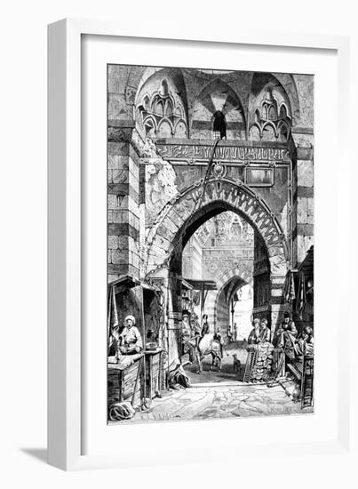 Between Khan El-Khalil, Egypt, 1881-G Werner-Framed Giclee Print