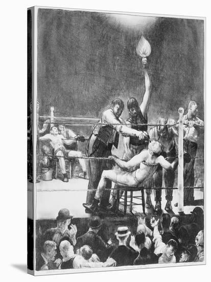 Between Rounds-George Wesley Bellows-Stretched Canvas