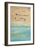 Between Sea and Sand II-Adolf Llovera-Framed Art Print