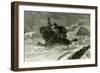 Between Staplehurst and Rochester U.K. 1887 Mail Cart in a Snow Drift-null-Framed Giclee Print