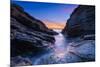 Between the Rocks-Michael Blanchette Photography-Mounted Giclee Print