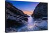 Between the Rocks-Michael Blanchette Photography-Stretched Canvas