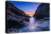 Between the Rocks-Michael Blanchette Photography-Stretched Canvas