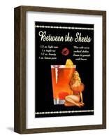 Between the Sheets Cocktail-null-Framed Giclee Print