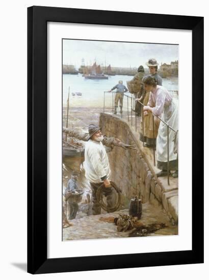 Between the Tides-Walter Langley-Framed Premium Giclee Print