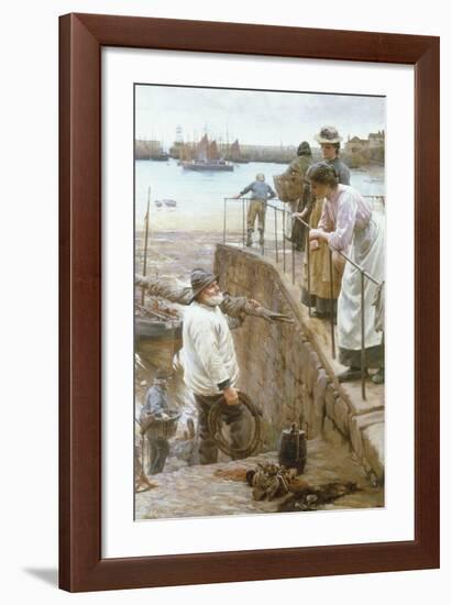 Between the Tides-Walter Langley-Framed Premium Giclee Print