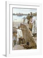Between the Tides-Walter Langley-Framed Premium Giclee Print