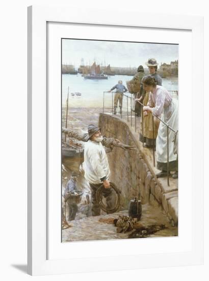 Between the Tides-Walter Langley-Framed Premium Giclee Print