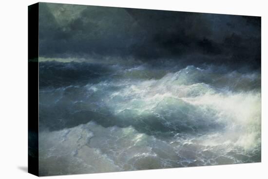 Between The Waves-Ivan Konstantinovich Aivazovsky-Stretched Canvas