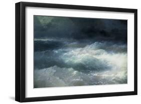 Between The Waves-Ivan Konstantinovich Aivazovsky-Framed Premium Giclee Print