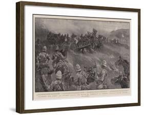 Between Two Fires, an Incident During the March on Kimberley by General French's Relief Column-John Charlton-Framed Giclee Print