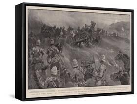 Between Two Fires, an Incident During the March on Kimberley by General French's Relief Column-John Charlton-Framed Stretched Canvas