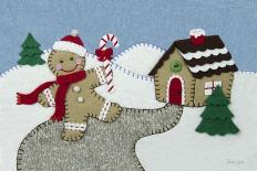 Holiday Gingerbread Man-Betz White-Art Print