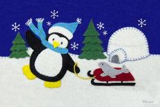 Holiday Snowman-Betz White-Art Print