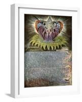 Beulah Throned on a Sun-Flower by William Blake-William Blake-Framed Giclee Print