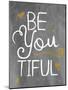 BeUtiful Grey-Jace Grey-Mounted Art Print