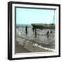 Beuzeval (Calvados, France), the Beach and Swimmers, Circa 1870-Leon, Levy et Fils-Framed Photographic Print