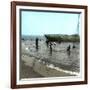 Beuzeval (Calvados, France), the Beach and Swimmers, Circa 1870-Leon, Levy et Fils-Framed Photographic Print