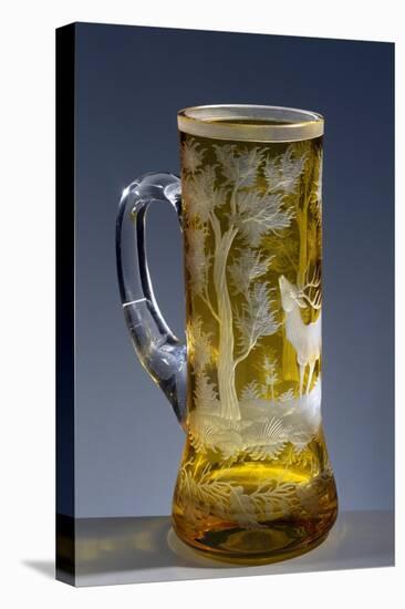 Beveled Colored-Glass Mug, Austria-null-Stretched Canvas