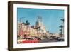 Beverly Drive in the Fifties-null-Framed Premium Giclee Print