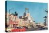 Beverly Drive in the Fifties-null-Stretched Canvas