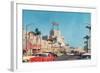 Beverly Drive in the Fifties-null-Framed Art Print