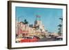 Beverly Drive in the Fifties-null-Framed Art Print