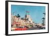 Beverly Drive in the Fifties-null-Framed Art Print