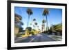 Beverly Hills Drive through with Motion Blur.-SeanPavonePhoto-Framed Photographic Print