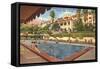 Beverly Hills Hotel and Bungalows, Los Angeles, California-null-Framed Stretched Canvas