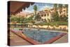 Beverly Hills Hotel and Bungalows, Los Angeles, California-null-Stretched Canvas