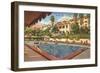 Beverly Hills Hotel and Bungalows, Los Angeles, California-null-Framed Art Print