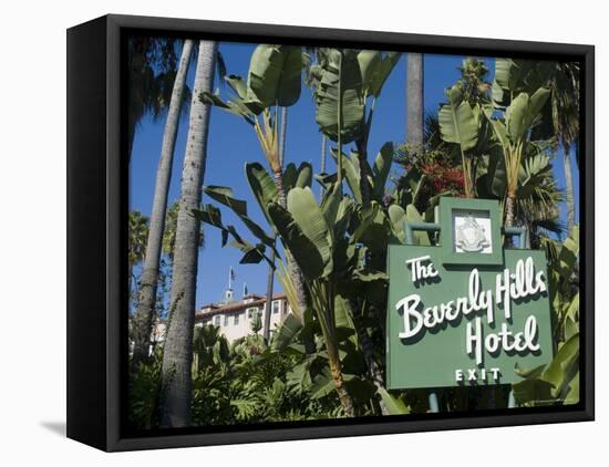 Beverly Hills Hotel, Beverly Hills, California, USA-Ethel Davies-Framed Stretched Canvas