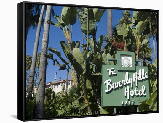 Beverly Hills Hotel, Beverly Hills, California, USA-Ethel Davies-Framed Stretched Canvas