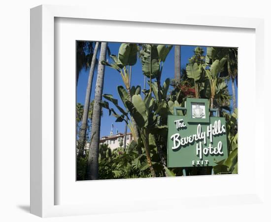 Beverly Hills Hotel, Beverly Hills, California, USA-Ethel Davies-Framed Photographic Print