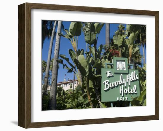 Beverly Hills Hotel, Beverly Hills, California, USA-Ethel Davies-Framed Photographic Print