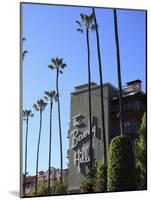 Beverly Hills Hotel, Beverly Hills, Los Angeles, California, Usa-Wendy Connett-Mounted Photographic Print