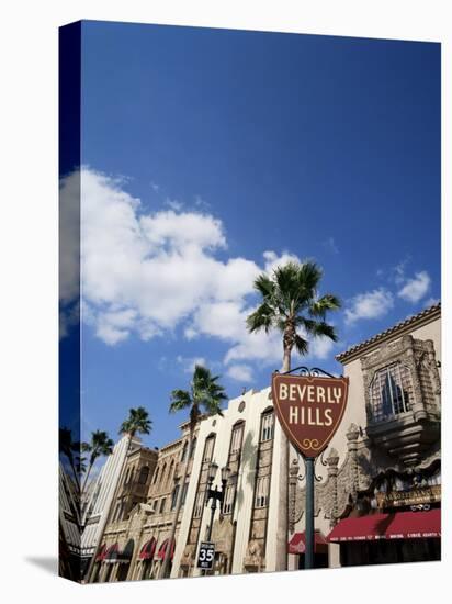 Beverly Hills Sign, Beverly Hills, California, USA-Adina Tovy-Stretched Canvas