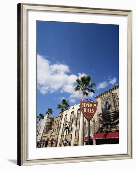 Beverly Hills Sign, Beverly Hills, California, USA-Adina Tovy-Framed Photographic Print