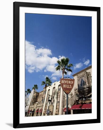 Beverly Hills Sign, Beverly Hills, California, USA-Adina Tovy-Framed Photographic Print