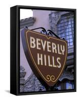 Beverly Hills Sign, Hollywood, California, USA-Bill Bachmann-Framed Stretched Canvas