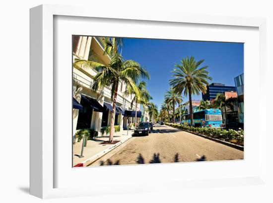 Beverly Hills-null-Framed Art Print