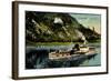 Beverungen, Weserpartie, Dampfer, Haus, Umgebung-null-Framed Giclee Print