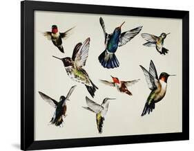 Bevy of Birds-Sydney Edmunds-Framed Giclee Print