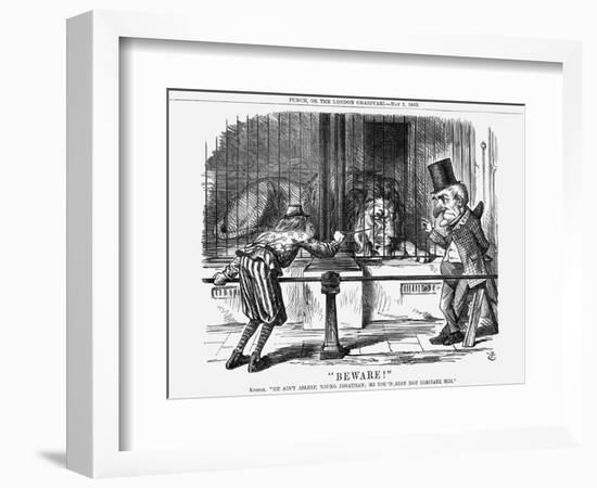 Beware!, 1863-John Tenniel-Framed Giclee Print